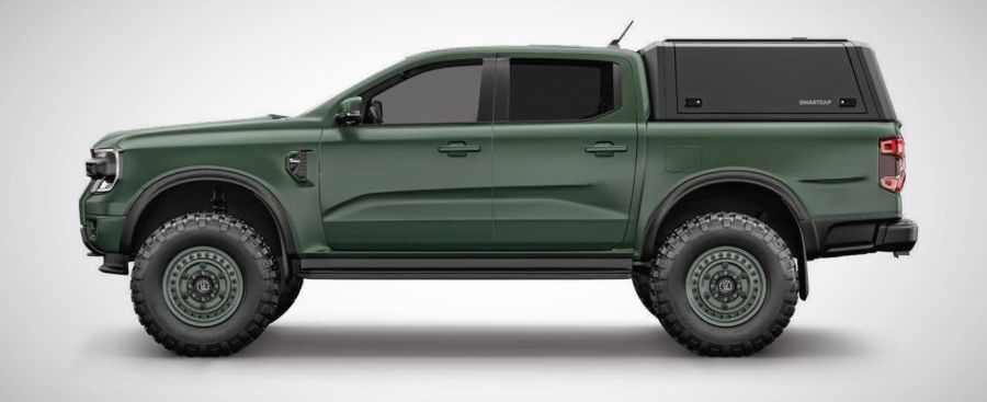 Ford Ranger Raptor amélioré avec le hardtop RSI SMARTCAP EVOa Adventure