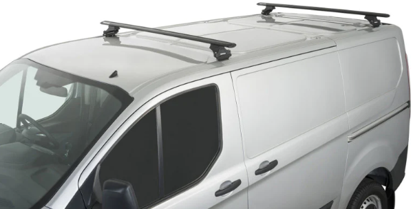 Élégance et fonctionnalité: Kit 3 barres de toit ovales pour Ford Transit Custom 2014+