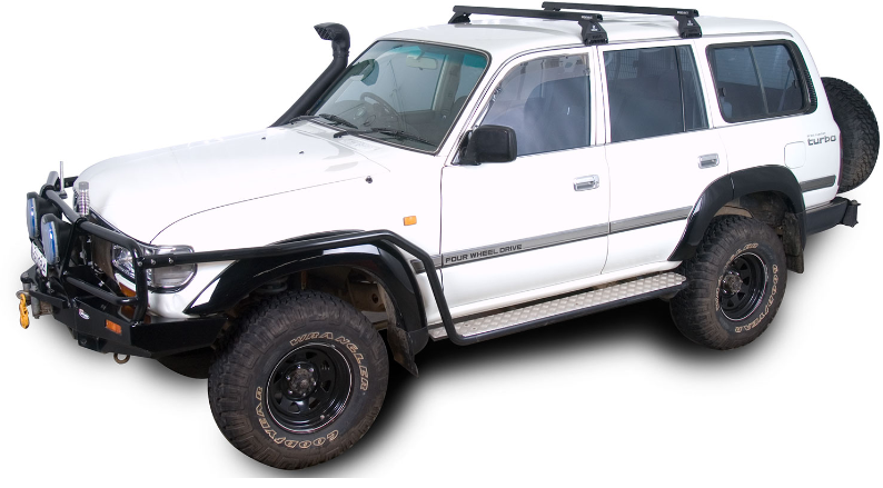 Barres de Toit RhinoRack: Équipez Votre Toyota Land Cruiser/Prado 90
