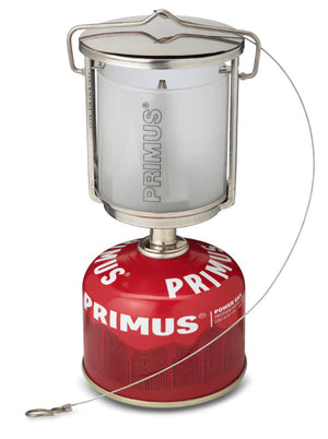 Lanterne primus avec bouteille gaz rouge