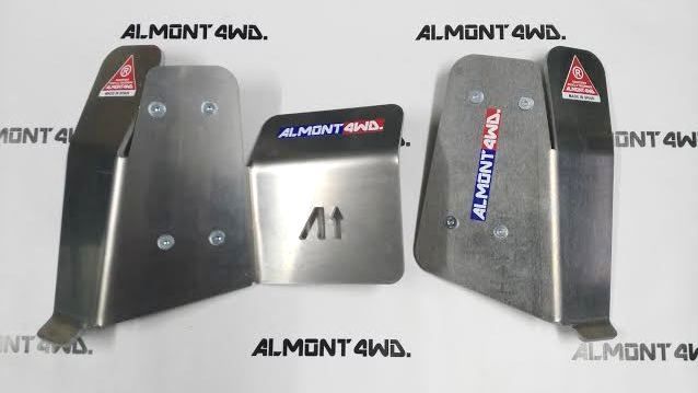 Protection aluminium amortisseurs - Almont4WD - Toyota HDJ80