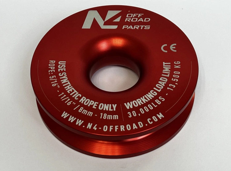 Anneau de treuillage N4 Offroad - 13.5T - Rouge