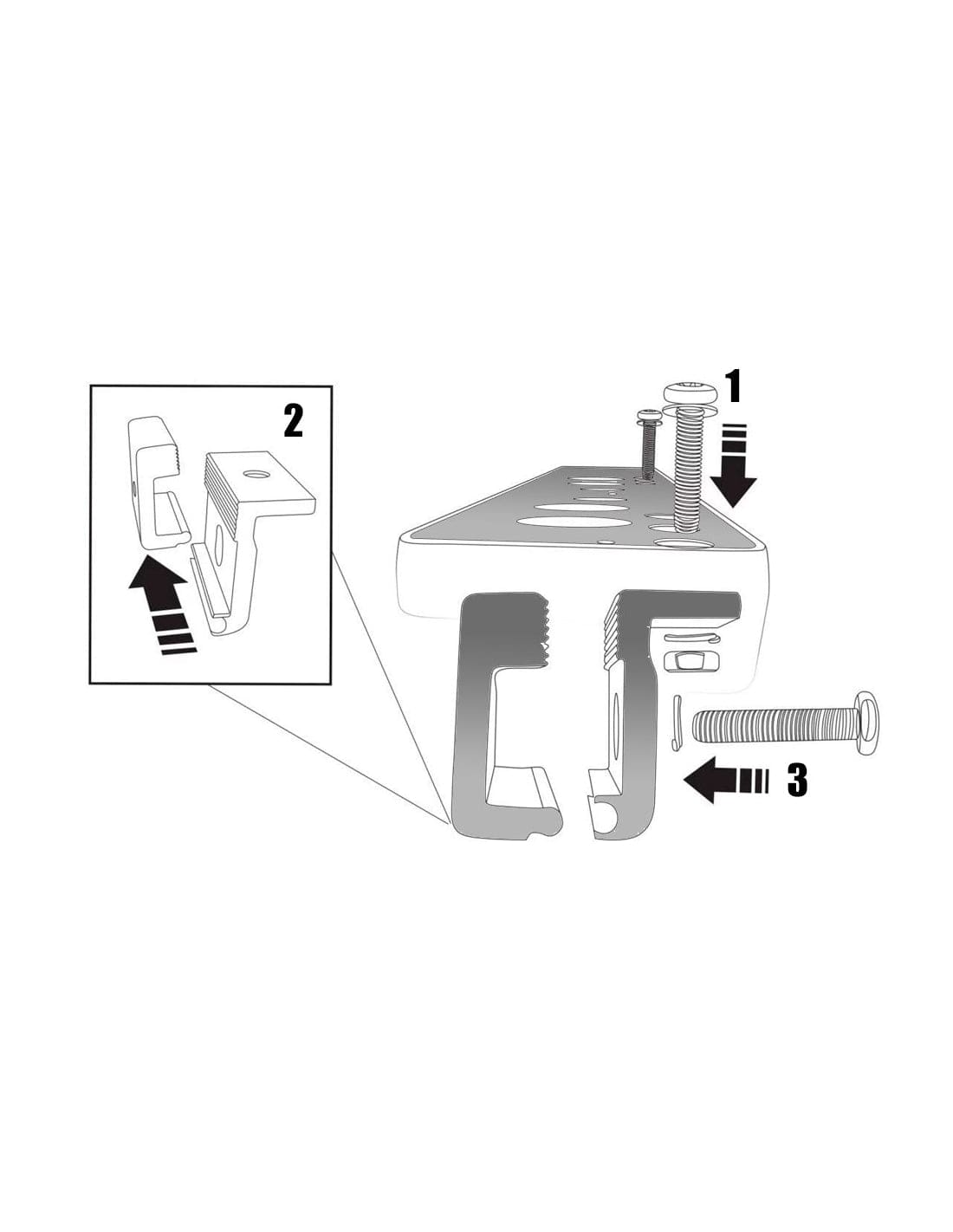 Barre de portage sur benne avec structure aluminium BULLFACE