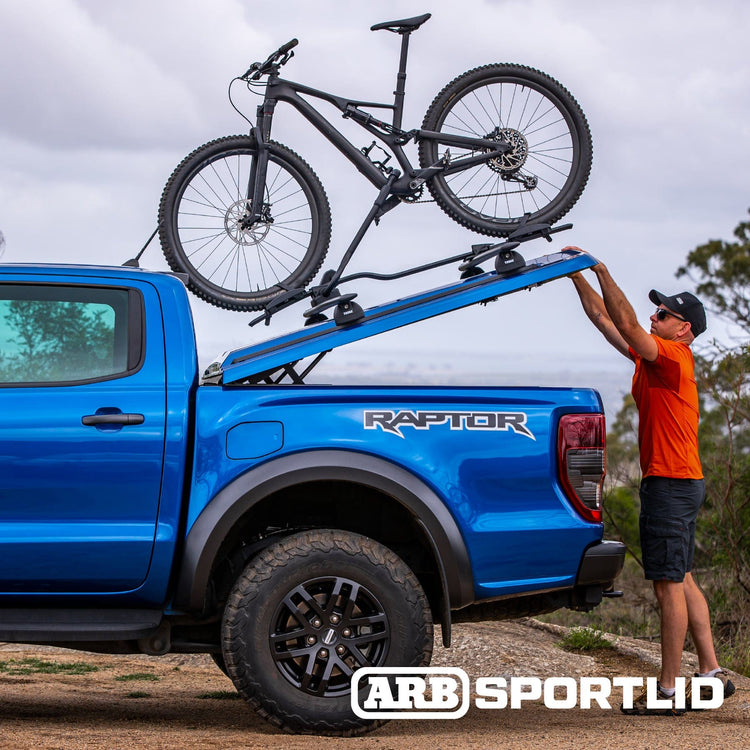 Couvre benne coffre - Sportlid V ARB + système de rails - Ford Ranger Raptor 2022+