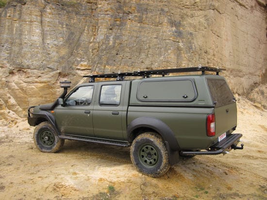 Hardtop ARB Classic - Ford Ranger 2011+ Extra cabine Extra Cab / Lisse / Vitres Droite + Gauche Aluminium - Arrière Vitrée