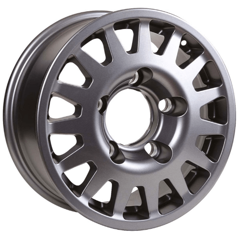 Jante alu MANANO 8x17 5x120 ET30 CB72.6 - Volkswagen Transporter T6 - (couleur au choix) Gris