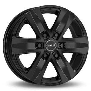 Jante aluminium Ford Ranger 2012+ MAK STONE6T - Noir Brillant 17 pouces / 22 / 6 x 139.7