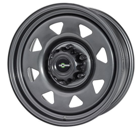 Jante GOSS Triangular grise II 7x17 6x114.3 ET20 CB66.1 - Nissan Navara D40 3.0L