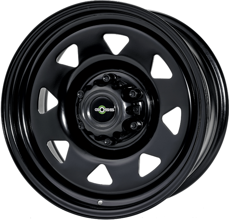 Jante GOSS Triangular noire II (taille au choix) - Ford Ranger 2012+ 7x16" - 6x139.7 - ET28 - CB93.1