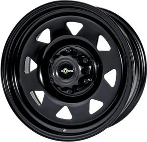 Jante GOSS Triangular noire II (taille au choix) - Toyota Prado 150 7x17" - 6x139.7- ET20 - CB106.1