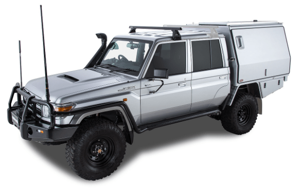 Kit 1 barre de toit Rhinorack - Toyota Land Cruiser 79 Chassis Cabine