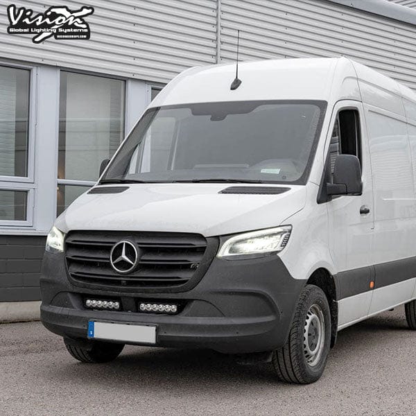 Kit 2 barres 6LEDs Vision-X face avant Mercedes Sprinter 2018+