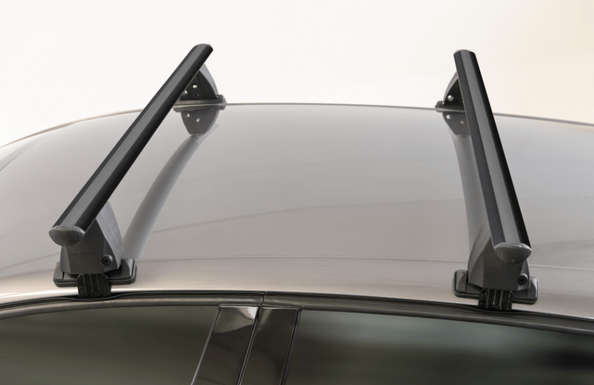 Kit 2 barres de toit ovales Menabo - Mitsubishi L200/Triton 2005+ Noires