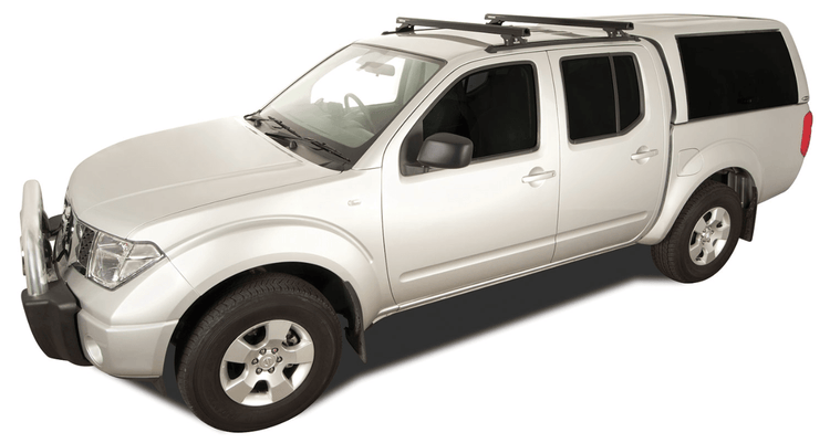 Kit 2 barres de toit Rhinorack - Nissan Navara D40 double cabine