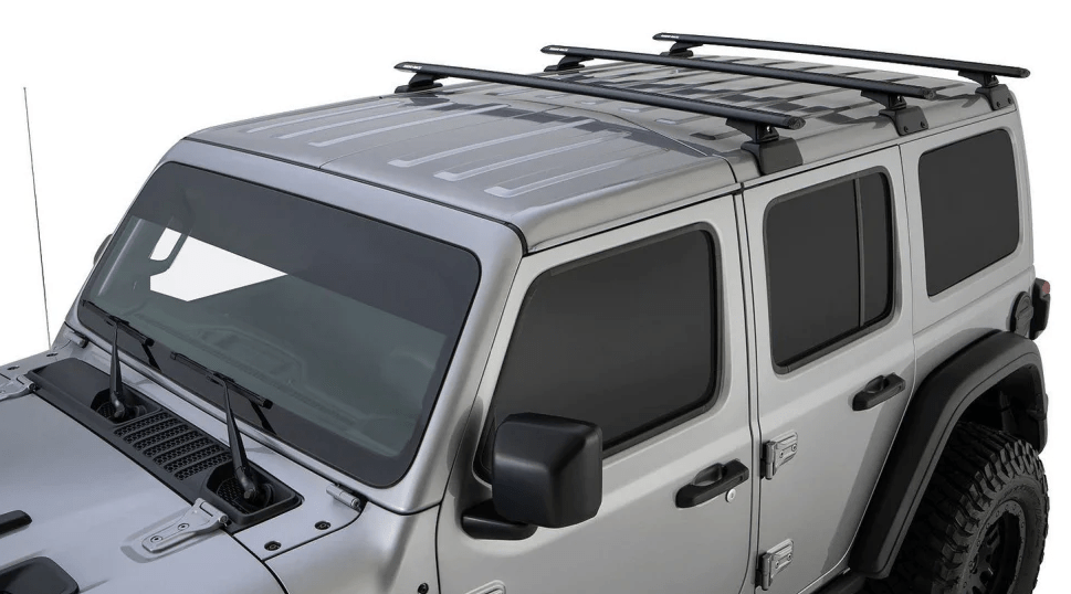 Kit 3 barres de toit renforcées Rhinorack - Backbone Jeep Wrangler JL