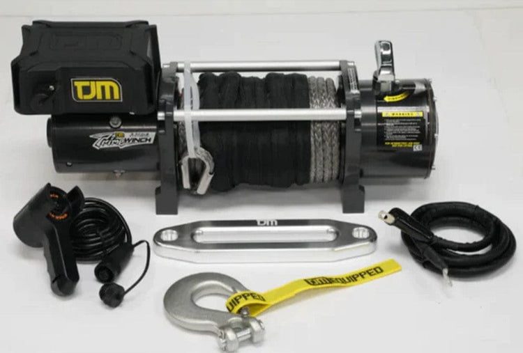 Kit platine N4 Offroad + treuil (au choix) - Ford Ranger 2012-2019 Treuil TJM Prime-S Winch - 4.3T - corde synthétique