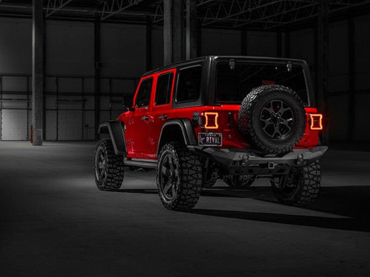 Pare-chocs arrière aluminium - Rival 4x4 - Jeep Wrangler JL