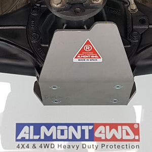 Protection Almont4wd Differentiel - Aluminium 8mm - Ford Ranger/Raptor 2023+ Duralumin AW5083H111 / 8 mm