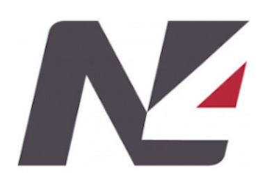 logo du fabricant français N4 offroad gris rouge blanc