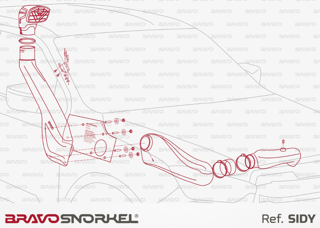 Snorkel Bravo 4x4 - Isuzu D-Max 2012+