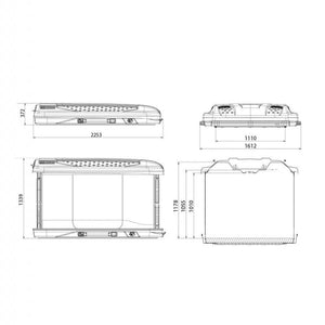 Tente de toit Altitude Electrique - ARB4x4 - 1370x1870mm