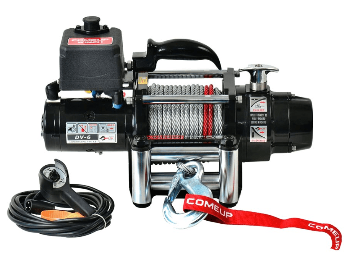 Treuil 4x4 COME UP DV 6 12V - câble acier