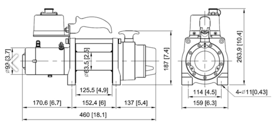 Treuil 4x4 COME UP DV 6S 12V - corde synthétique