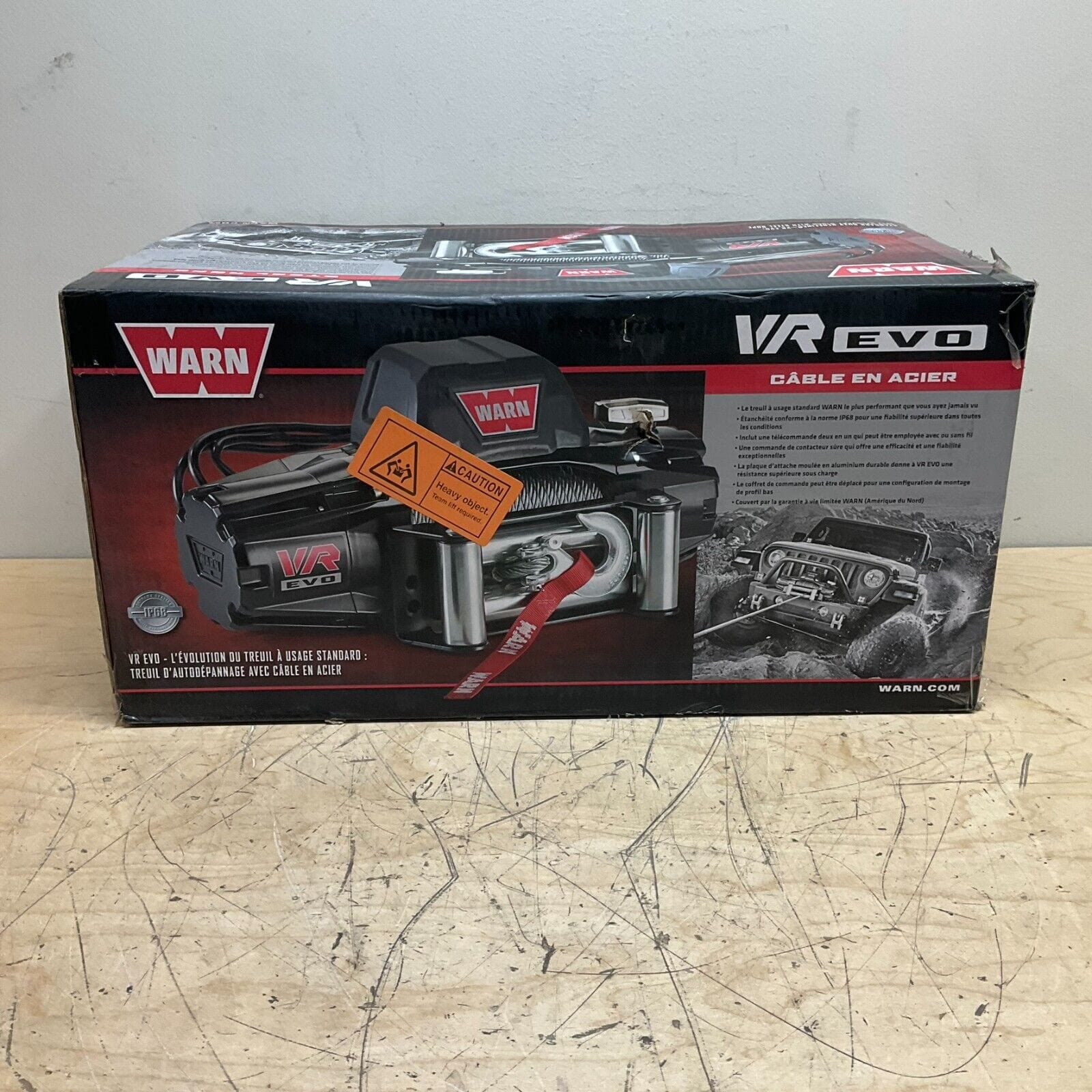 Treuil WARN VR-EVO 8 - 3.6 Tonnes - 12V - acier