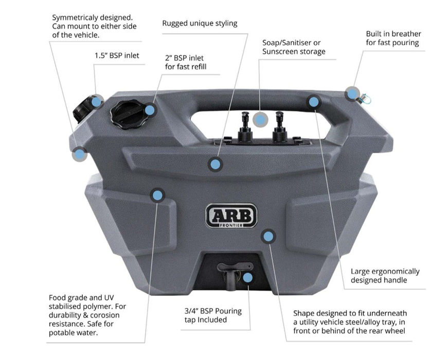 ARB Frontier Portable - 28L Wash Station