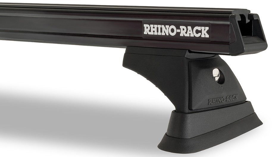 rhinorack barre de toit noir avec sa fixation noir