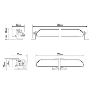 Barre 18 LED - Lazer Linear 18 - Homologué CE