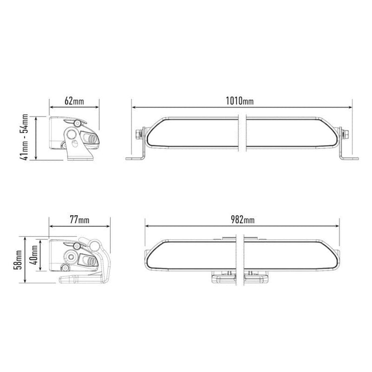 Barre LED Lazer Linear 36 - Homologué CE