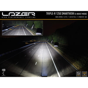 Barre LED Lazer - Triple R 1250 SMARTVIEW - 12 LEDS - Homologuée CE