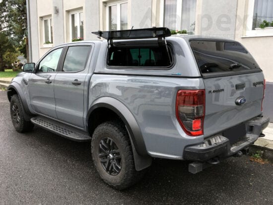 Hardtop Aeroklas (Vitres Battantes) - Ford Ranger Double Cab - 2012 à 2022