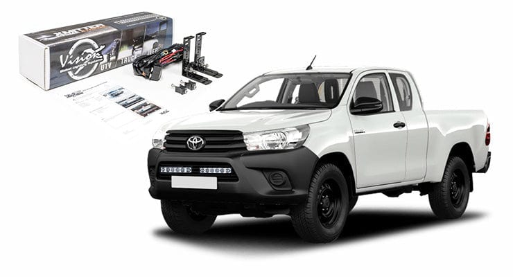 Kit 2 Barres LED - Vision X - XPR-6 (Sans Veilleuse integree) - Toyota Hilux Revo 2017 -2018