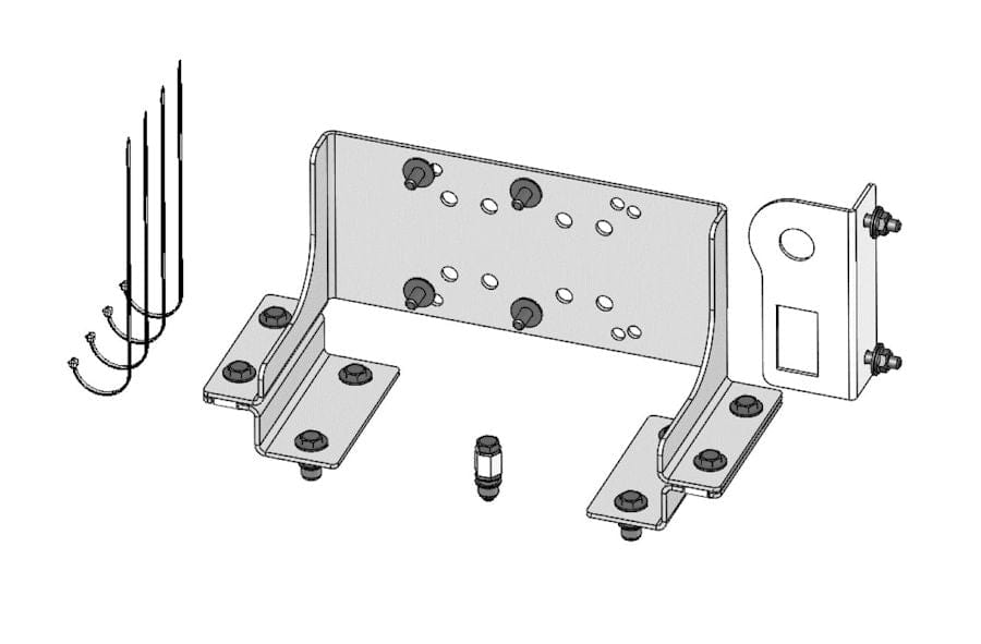 Kit de Fixation pour Compresseur ARB - Ford Ranger 2012-2019 - Double CAB