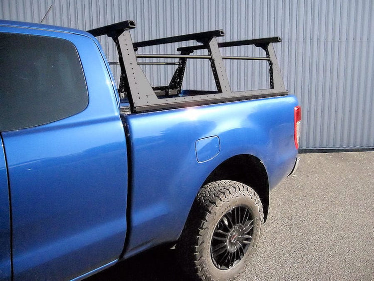 Multi Rack System Haut TECHNIC OFFROAD - Pick-up Double/Extra Cab - pour Barres de toit RHINORACK Extra Cab / Kit + 3 Barres de toit / Heavy Duty