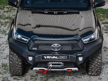 Pare-chocs avant Rival Aluminium - sans LED - Toyota Hilux Revo 2021+