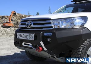 Parechocs Avant Rival en Aluminium - Toyota Hilux 2016-2020 +Phares LED