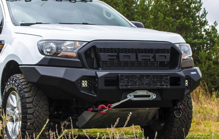 Pare-chocs avant RIVAL aluminium avec feux LED - Ford Ranger 2012 - 2016