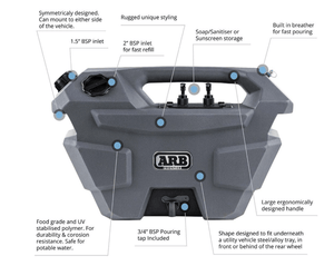 Réservoir d'eau portable ARB - 28L