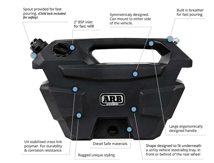 Réservoir Diesel portable ARB - 30L