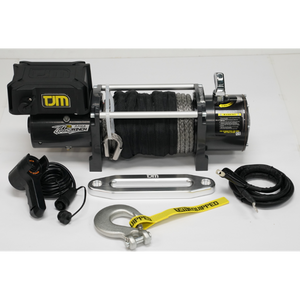 Treuil TJM Prime winch avec cable synthetique et telecommande