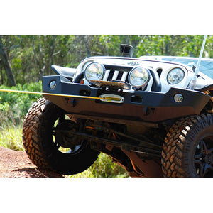 Treuil TJM avec cable synthetique sur Jeep