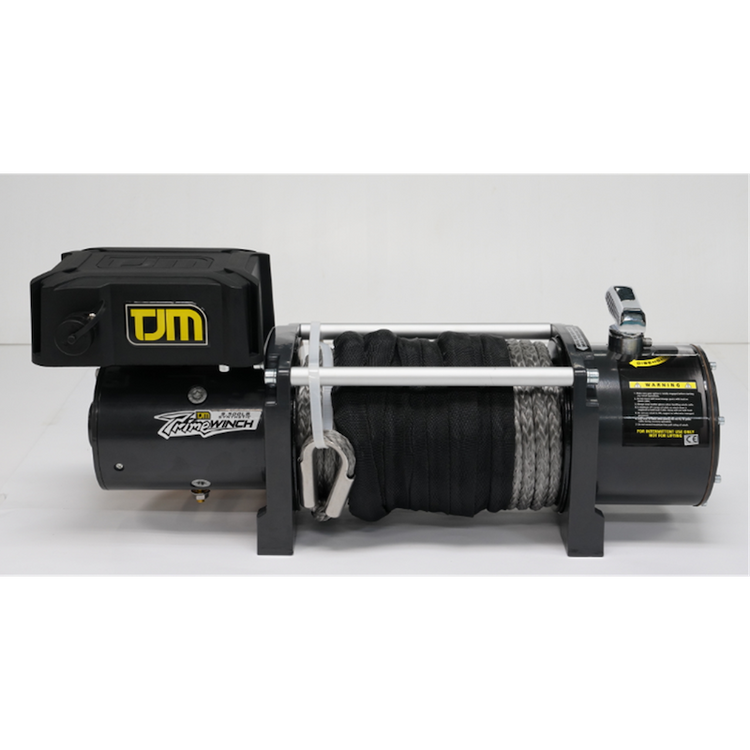 Treuil TJM Prime winch avec cable synthetique et telecommande